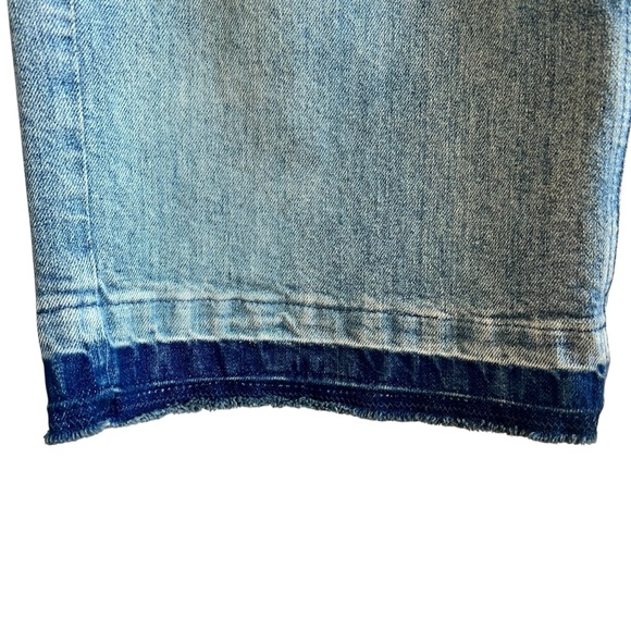 Luisa Cerano cropped wide leg high waist denim jeans size 10 excellent condition - Picture 6 of 14